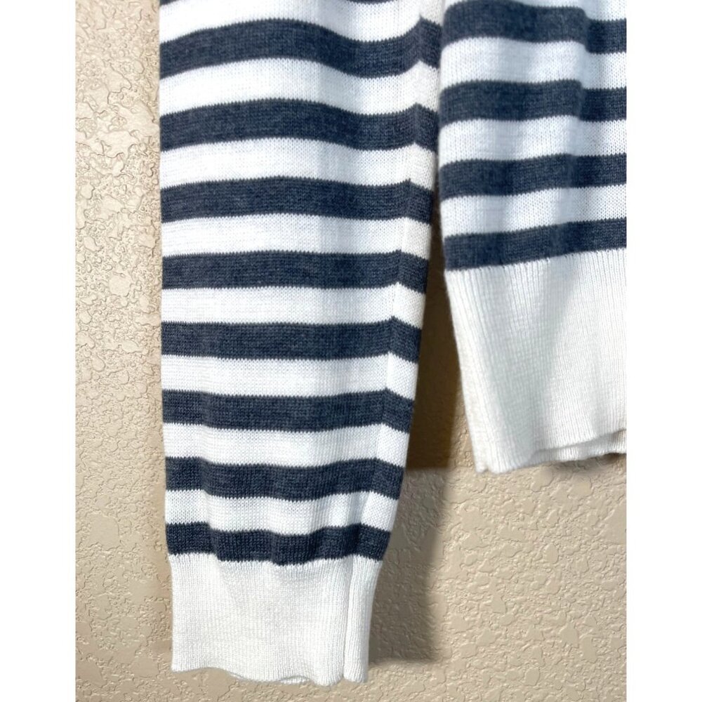 Anthropologie MOTH Caramella Pullover Sweater Striped - Picture 9 of 12